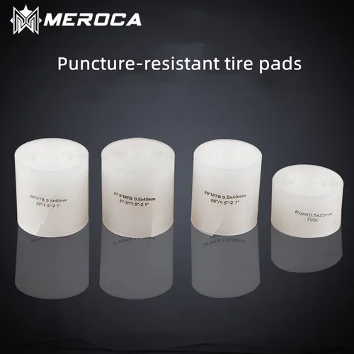 Imagen 2 del producto Revestimiento de llanta de bicicleta, almohadilla protectora de 2 piezas, a prueba de perforaciones, para ciclismo de carretera