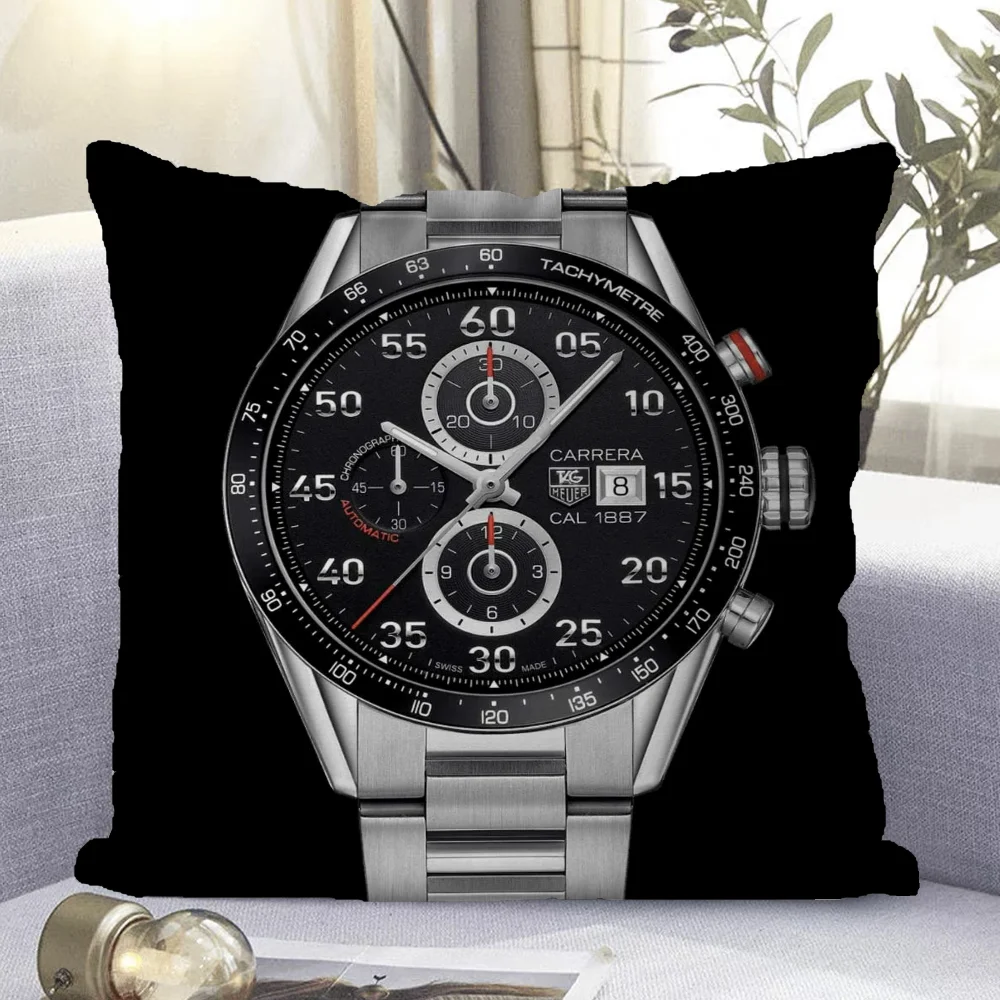 T-TAG Heuer 45x45 Cushion Cover for Living Room Cushions Pillow Cases 45x45 Covers for Bed Pillows Decorative Pillowcase 40x40