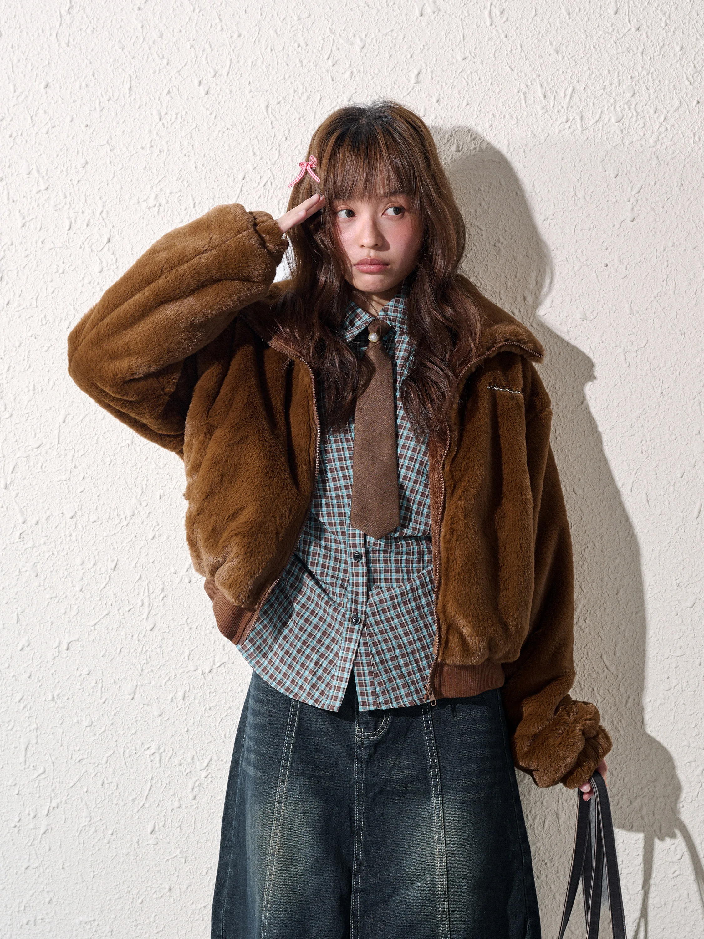 

Женское утепленное пальто Neotcg с длинными рукавами, винтажный стиль, свободный крой, на молнии, однотонное, с наполнителем из полиэфирного волокна