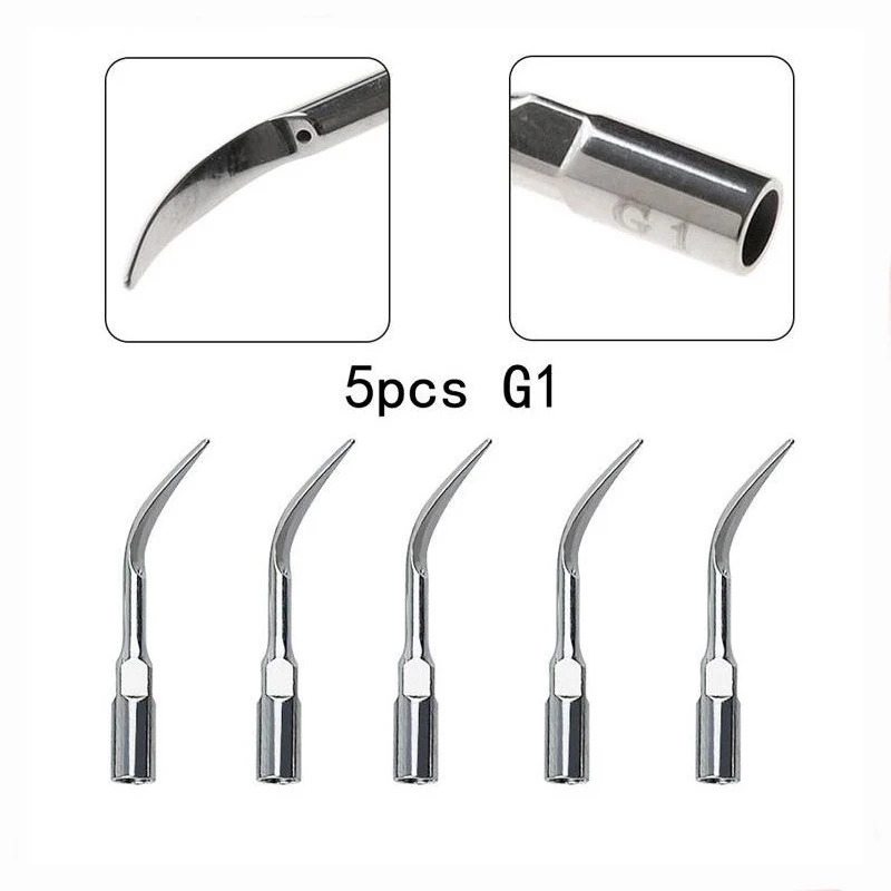 5 szt. Końcówek do skalera dentystycznego, końcówki do skalera ultradźwiękowego pasujące do rękojeści skalera ultradźwiękowego, akcesoria dentystyczne