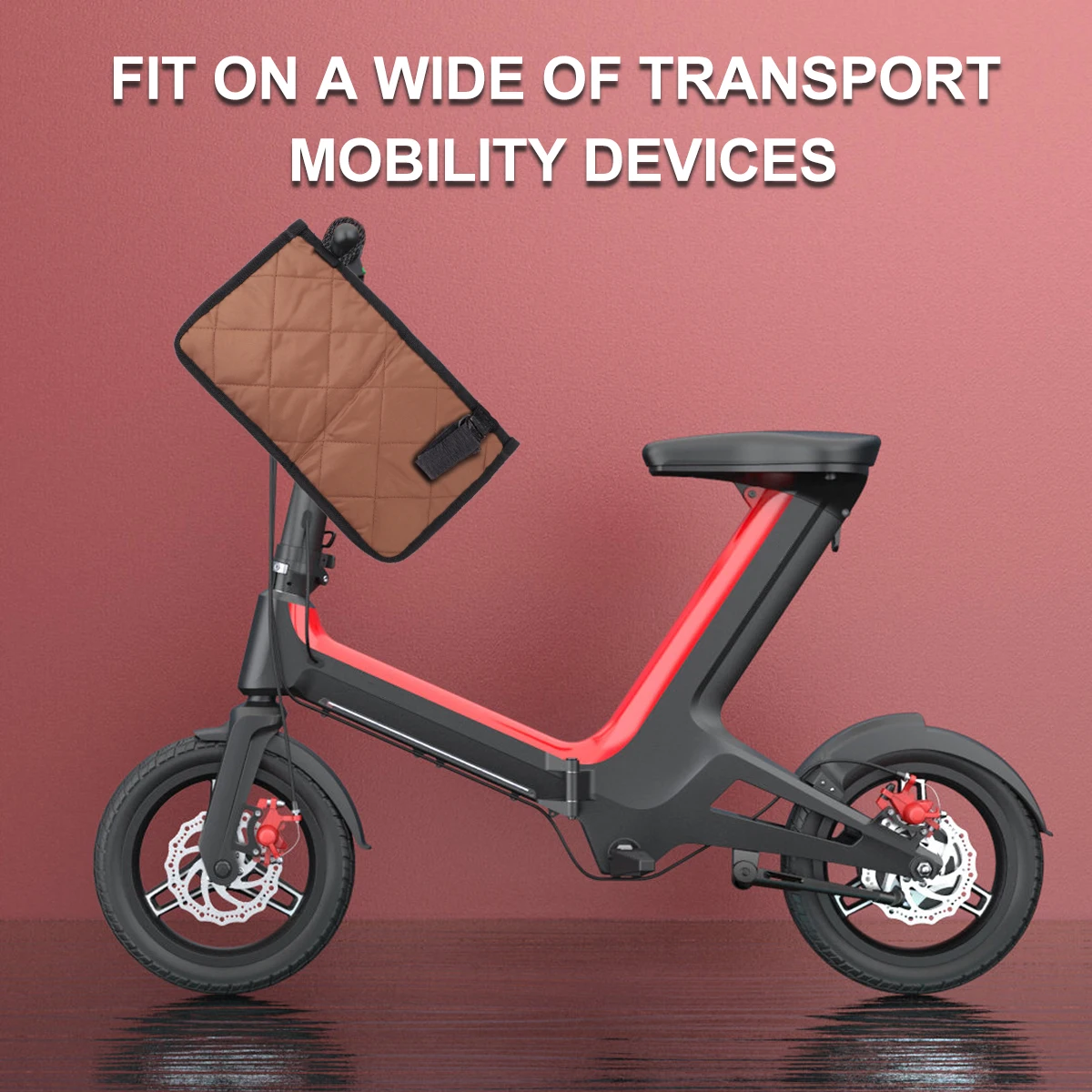 

Wheelchair Side Storage Bag Multi-Pockets Organizer Pouch Durable Practical for Phone Bottle Tissue Keys Coffee