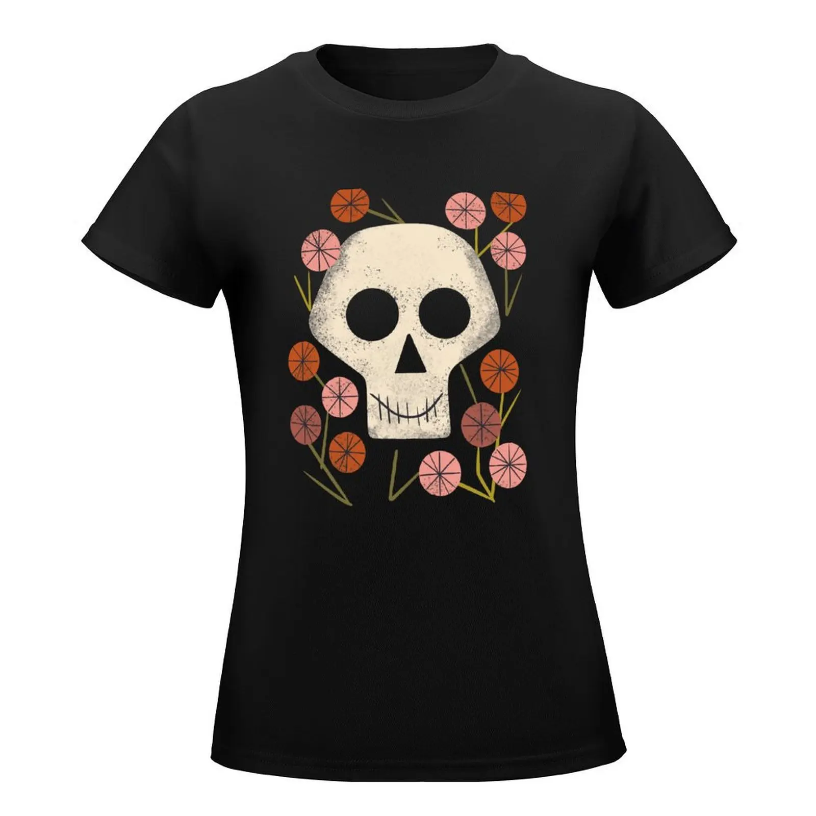 Life and Death T-Shirt korean fashion lady clothes workout shirts for Women loose fit