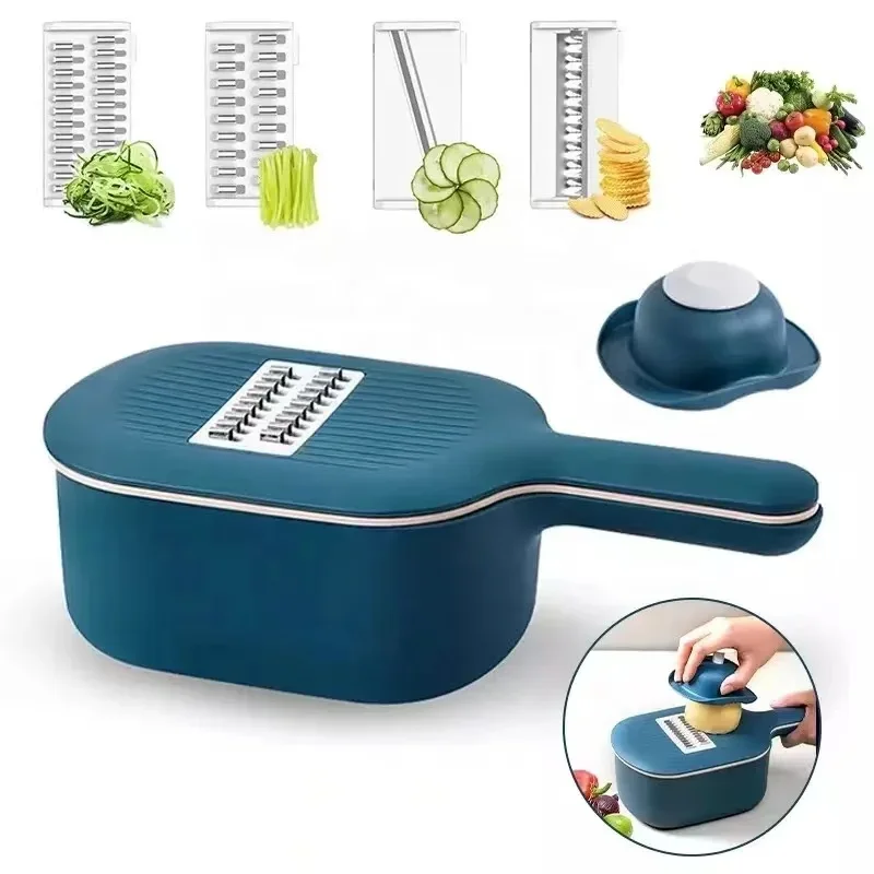 Household 9 IN 1 Food Fruit Garlic Herb Onion Speedy Vegetable Grater Slicer Cutter Kitchen Gadget Accesorios Para Cocina