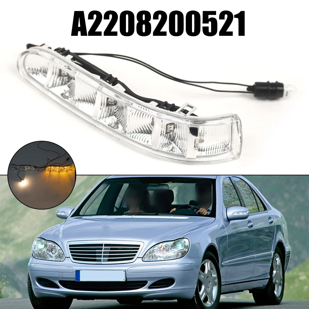 

Индикаторная лампа для зеркала автомобиля, указатель поворота для Mercedes-Benz W220 W215 2003-2006, указатель поворота зеркала, мигающее светодиодное освещение