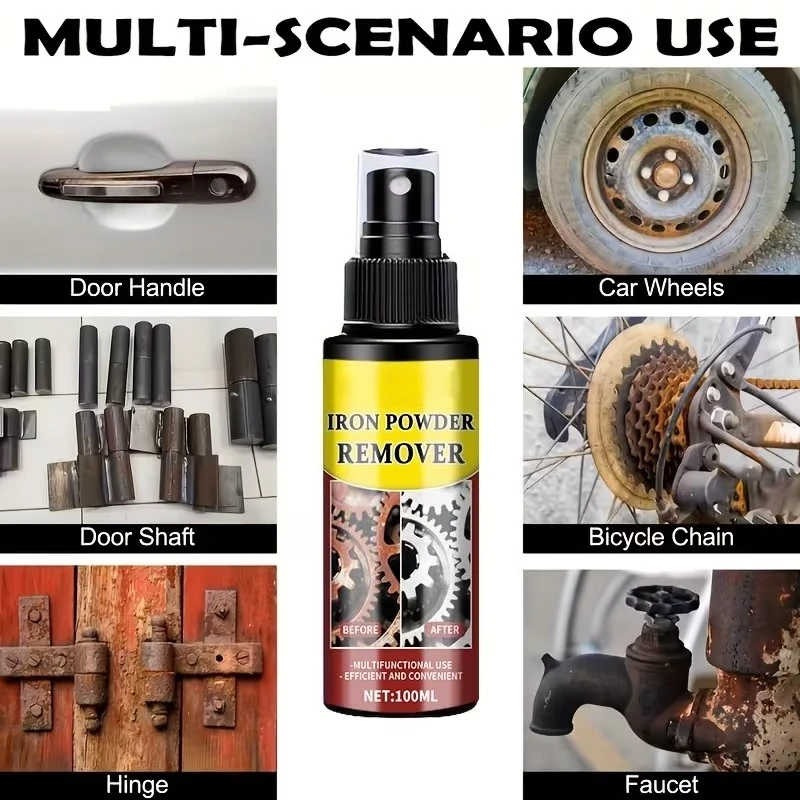 Car Rust Removal Spray Household Rust Remover Convenient Effective Cleaning Agent For Prevention In Daily Use