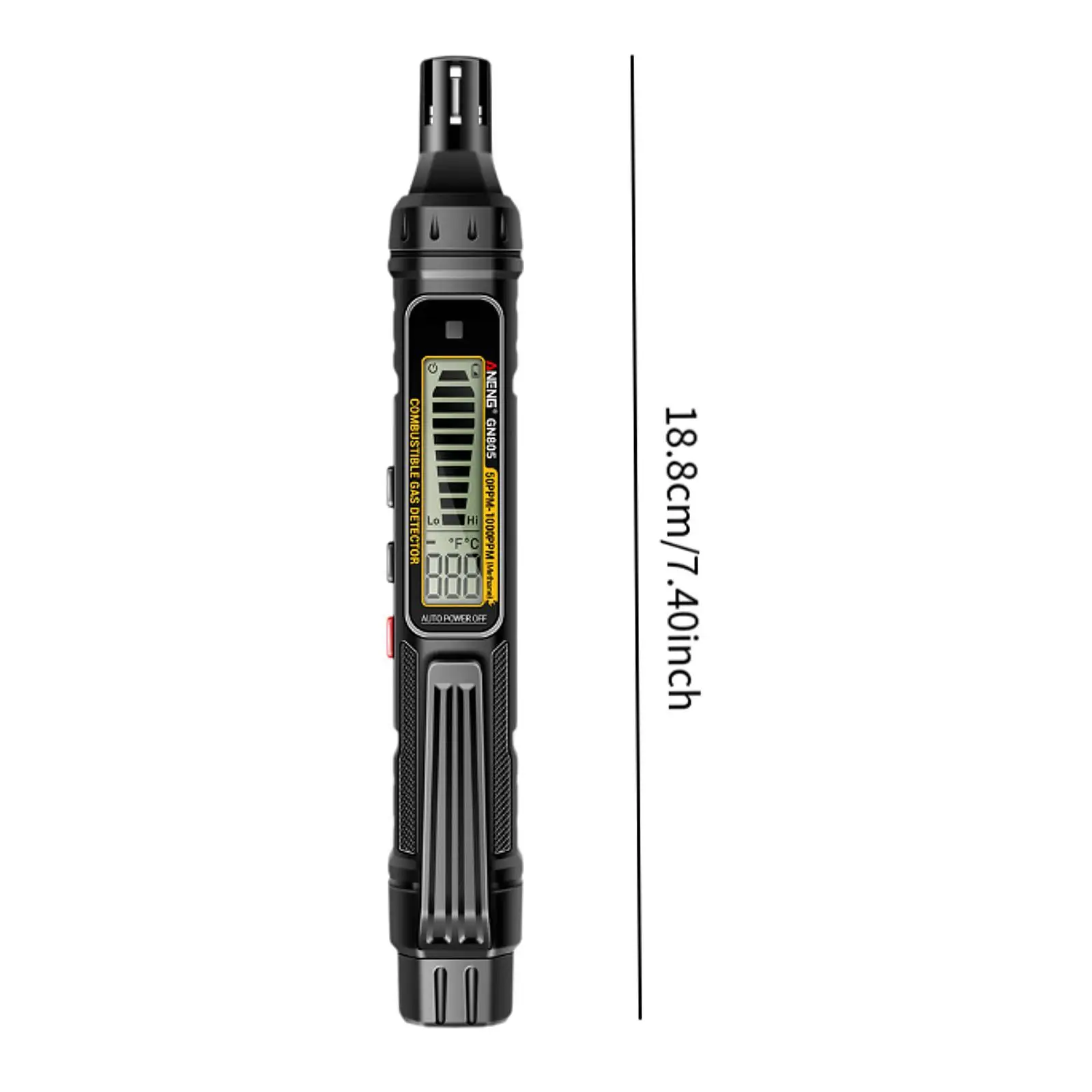 Detector de fugas de Gas, pantalla Digital compacta, probador de Gas de apagado automático para RV Home