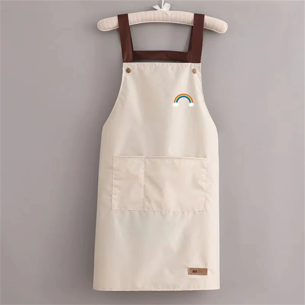 Resistant Dirt Apron Waterproof Oil Resistant Household Cooking Fashion Coffee Apron Adult Work Clothes Kitchen Accessories