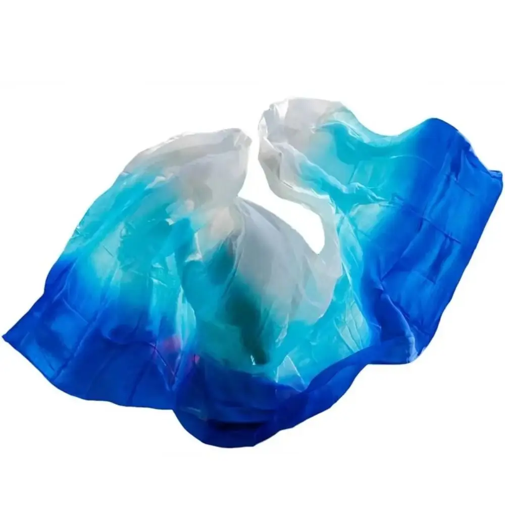 Costumes Accessories Belly Dance Veils Gradient Color 250cmx120cm Veil Shawls Light Texture Performance Dance Veil image 4