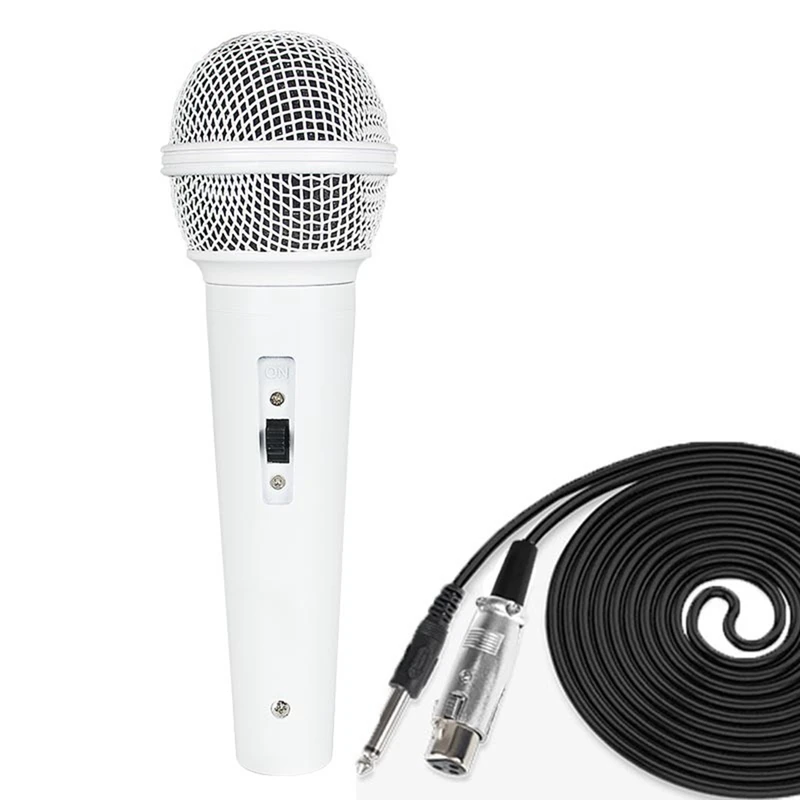 

Microphone Professional Dynamic Wired Microphone Singing Stage Home Karaoke Computer Speaker Microphone -B Easy Install