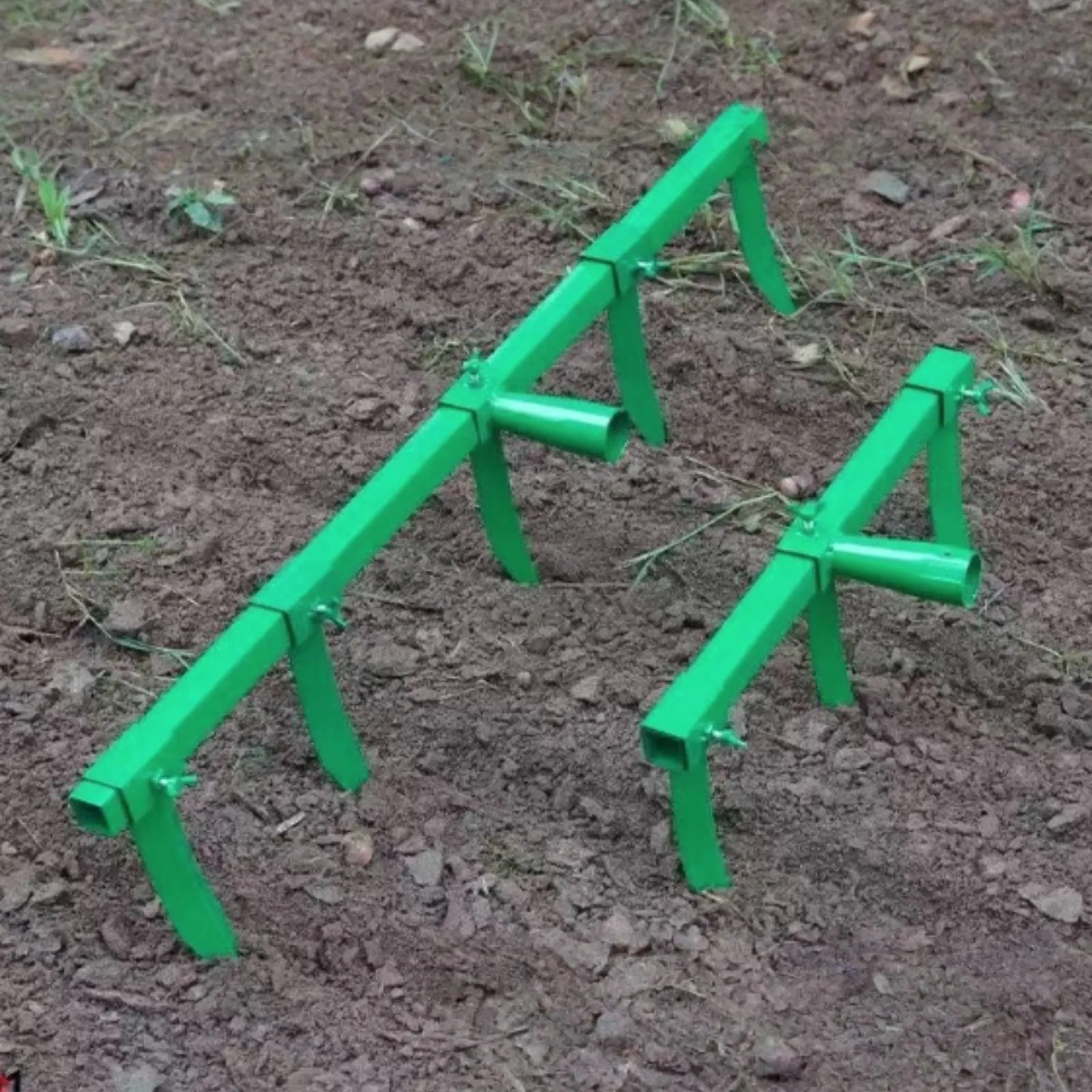 

Multi-Tine Furrower Easy Planting Adjustable Row Opener Manual Furrow Plow for Seed Sowing, Vegetable Fields