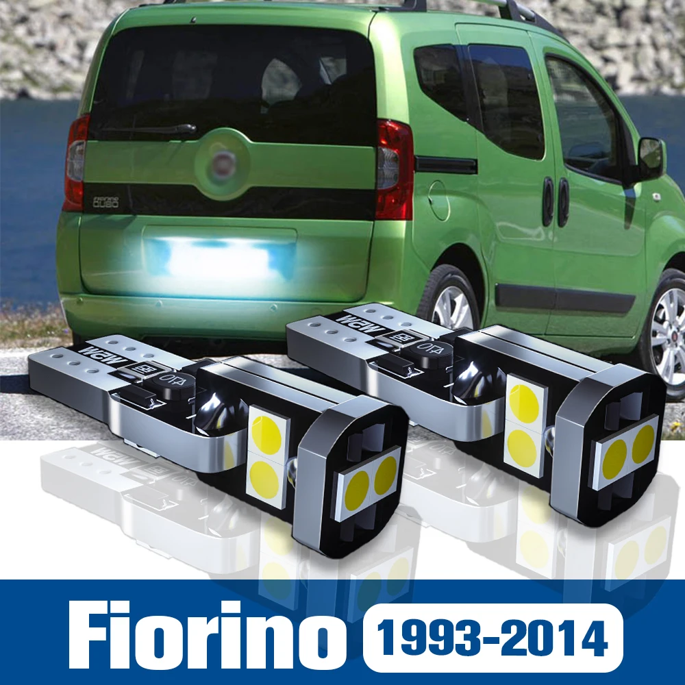 

2x LED License Plate Light Lamp Accessories Canbus For Fiat Fiorino 1993-2014 2003 2004 2005 2006 2007 2008 2009 2010 2011 2012