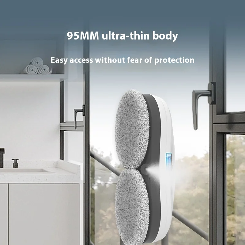 Ultra-Thin Intelligent Home Robot for Window Cleaning Automatic Water Spray with Factory Direct Sales for Glass Cleaning