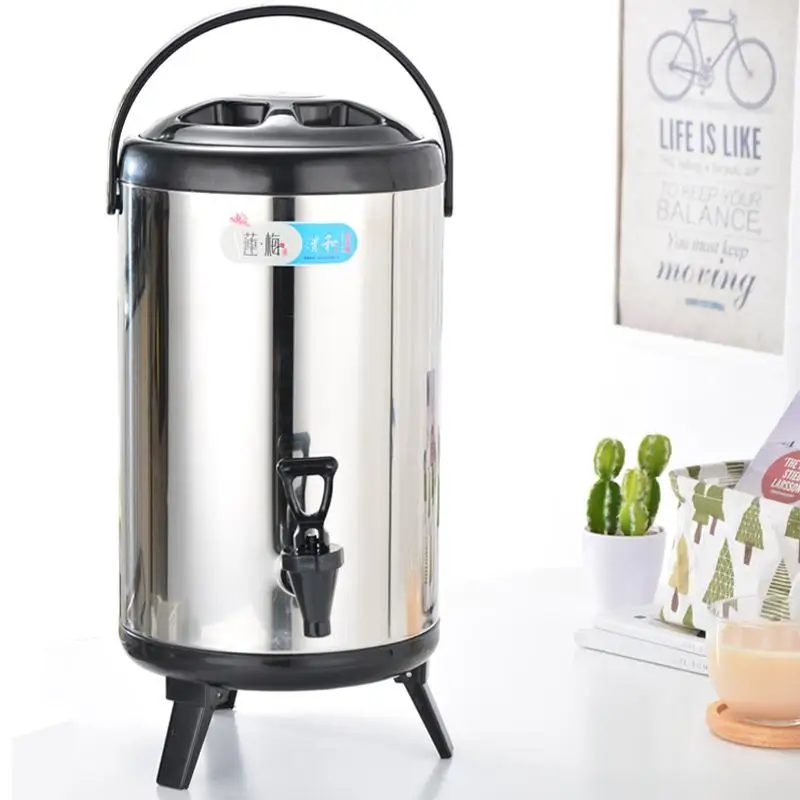 

Коммерческий двухслойный пластиковый изолированный контейнер из нержавеющей стали 304, чай с молоком, кофе, соевое молоко, контейнер для хранения буэ для завтрака