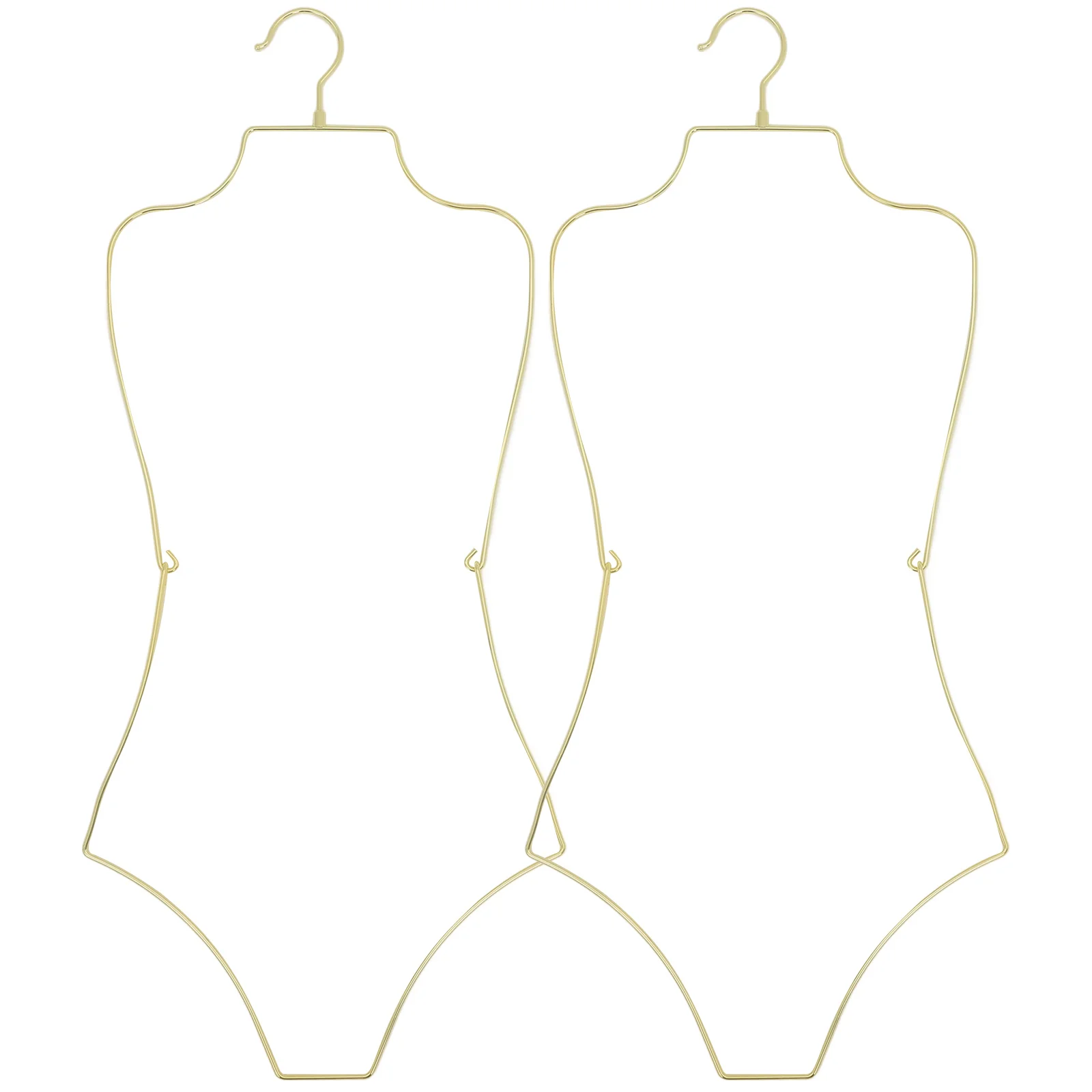 

2 Pcs Swimsuit Hanger Bikini Swimsuits Hangers Bath Lingerie Bikinis Foldable Coat Clothes Bathing Travel
