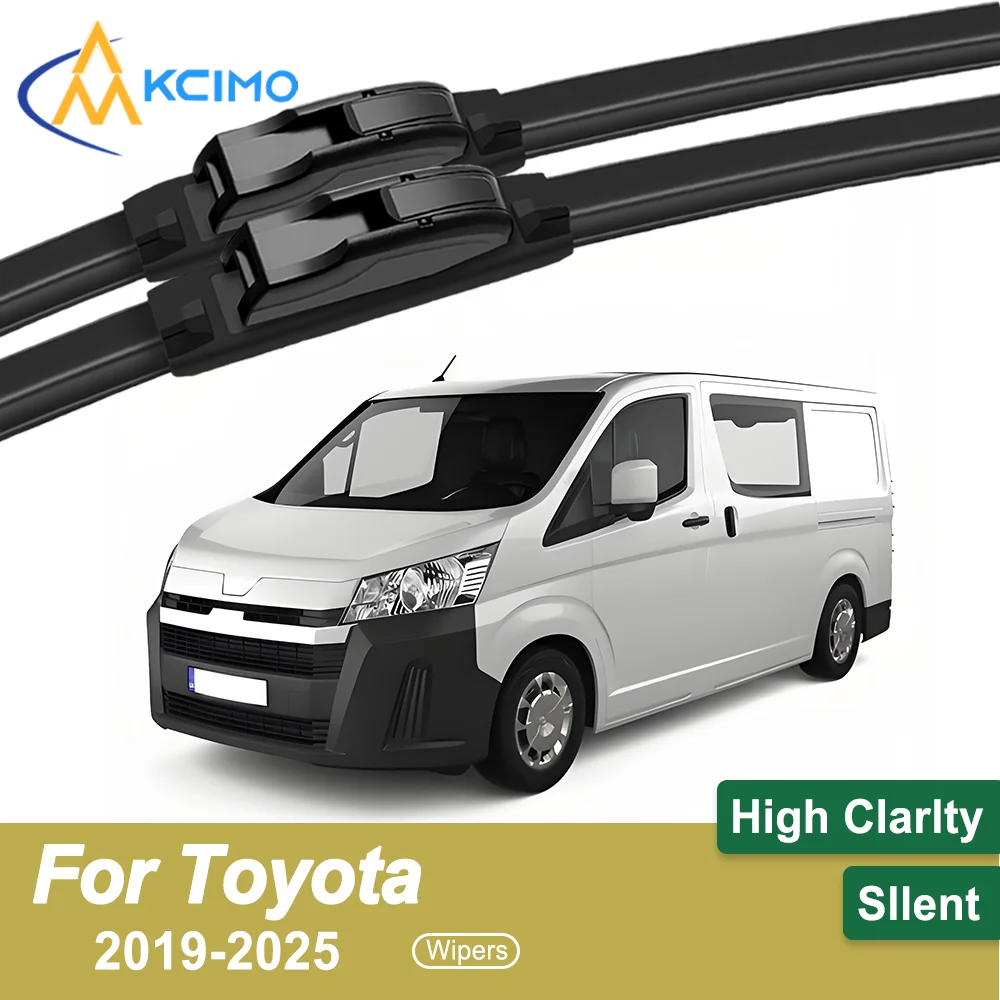 

Crystal Clear Driving 2PCS Windshield Wiper Blades for Toyota HiAce H300 2019-2025 All-Weather Reliability Durable & Safe