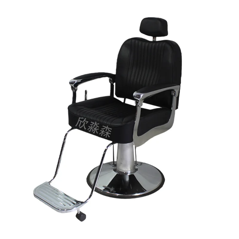 Barberchair hair salon light luxury barber chair hair dyeing and ironing seat can be lifted and reclined barber chair