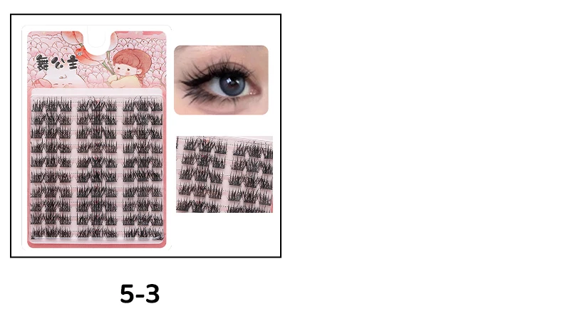 10-reihige einzelne Wimpern zum Selbermachen zu Hause, Wimpernverlängerungs-Cluster, Großhandel mit natürlichen Make-up-Wimpern – Detail 13