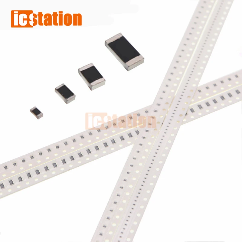 100pcs/lot 1206 SMD resistor 49.9k 1k 1R