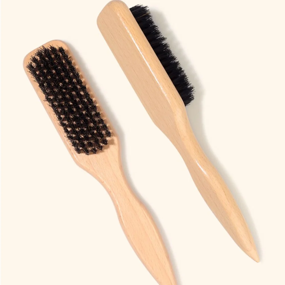 Slick Back Hair Brush Smoothing Flyaways Hairdressing Comb Backcombing Edge Control Hair Styling Brush For Sleek Ponytail Bun