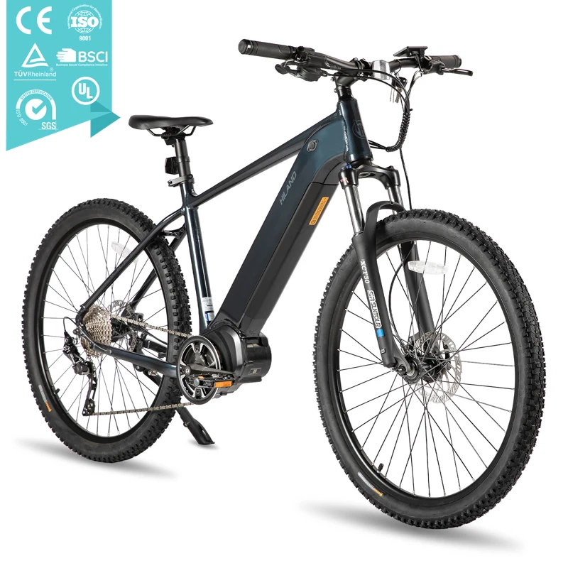

For 27.5-Inch 10-Speed Mid-Drive Central 10-Speed Lithium Electric Mountain Bike Suspension Fork Direct Chinese