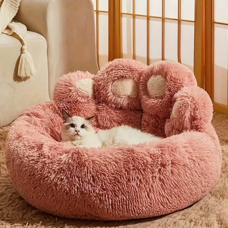 Cute Hand-Shaped Brush Dog Bed Creative Cat Bed Pet Supplies Warm Pet Bed