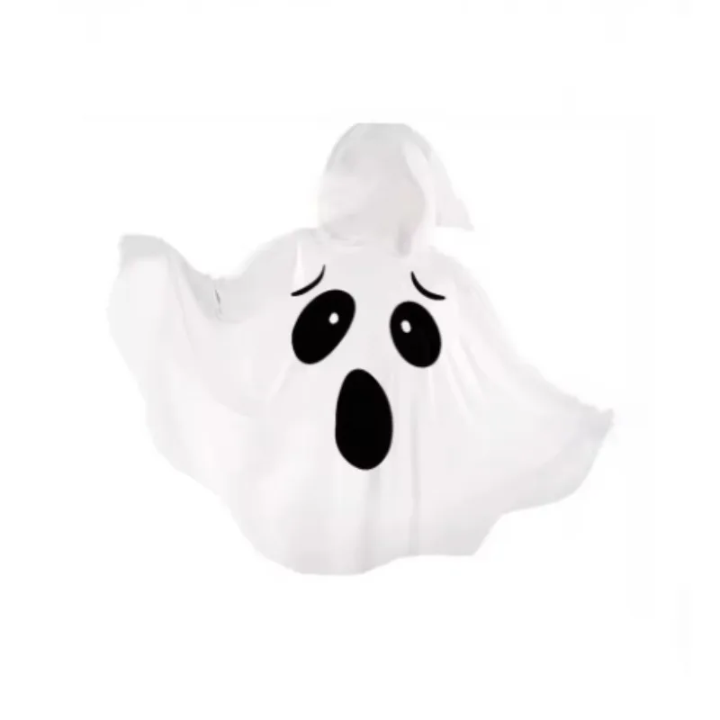 

2025 Halloween Beautiful White Ghosts Cloaks Cosplay Costumes For Child And Adult Bat Demons Performances Themed Party Style