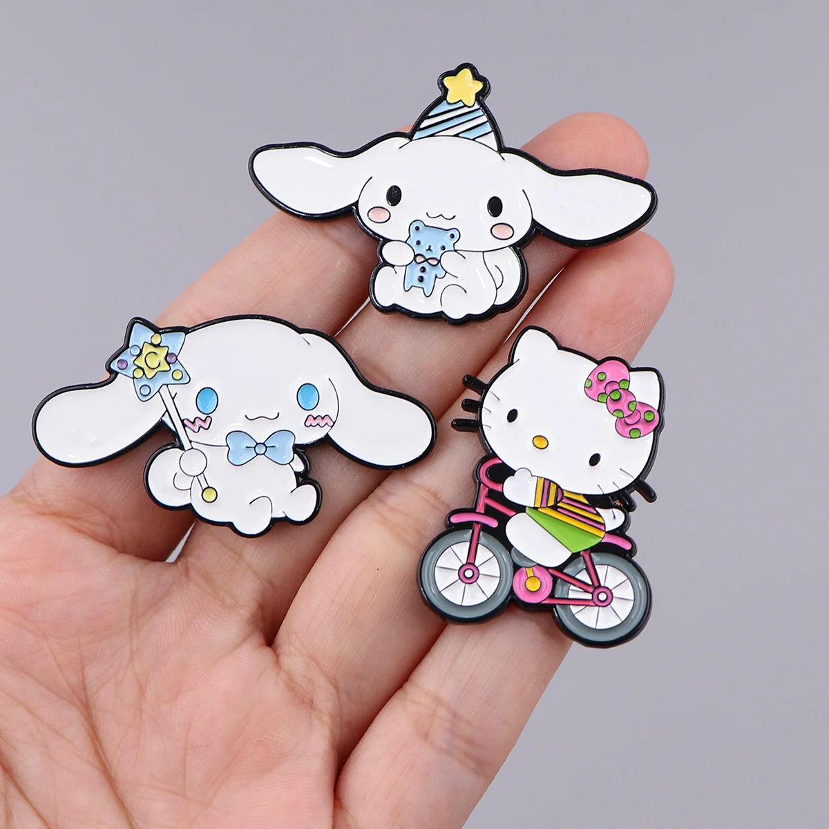 Cartoon Figure Fashion Jewelry Pins for backpacks Lapel Enamel Pins and Brooches for Woman Bags Badge Friend Kids for Gifts