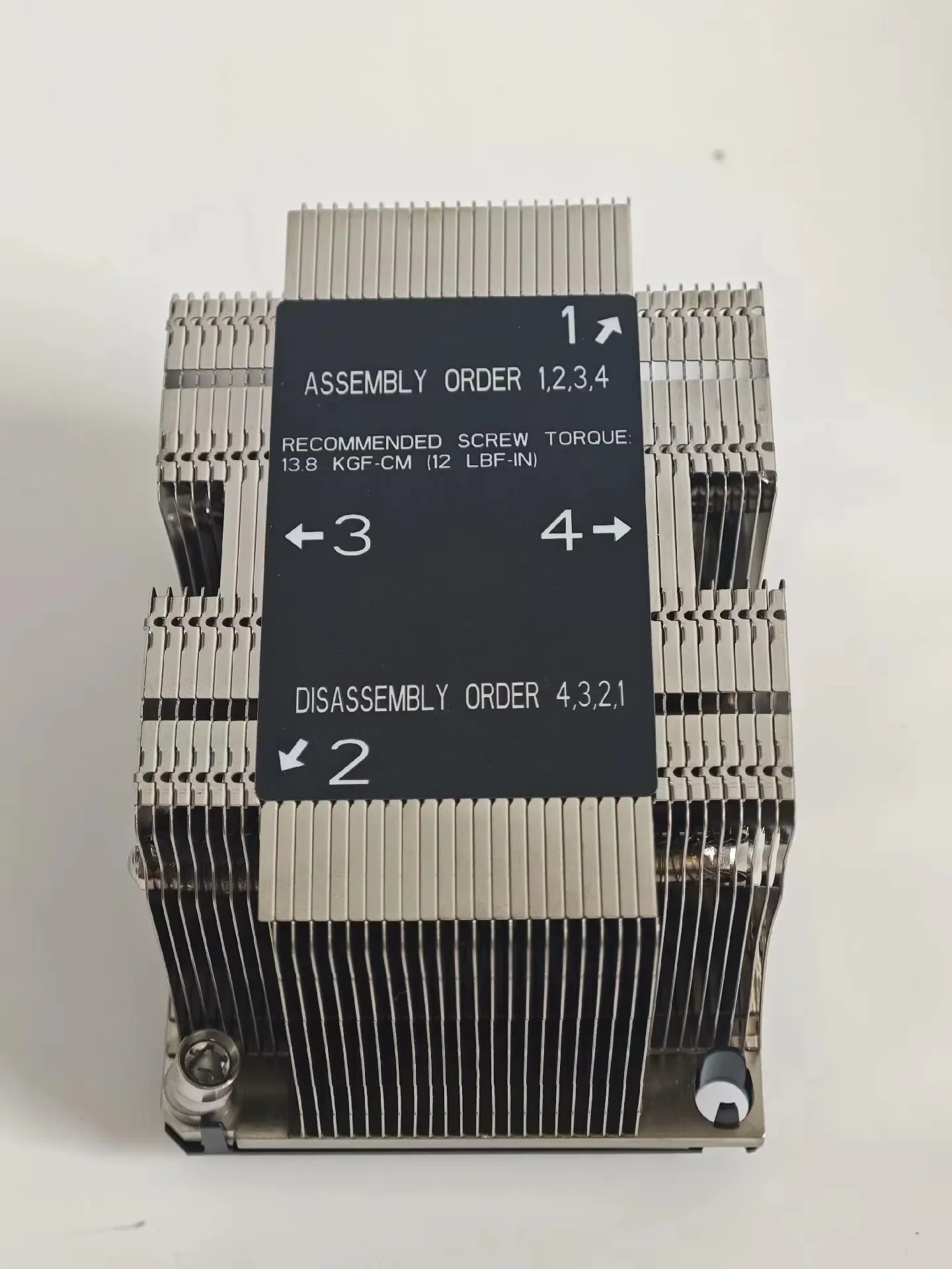SNK-P0068PS 2U Passive LGA3647 Rectangular HeatSink