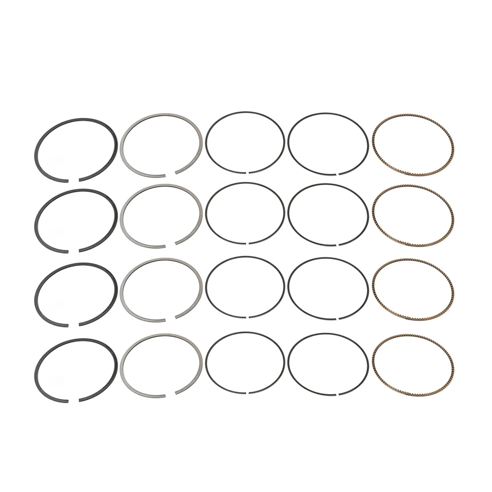 4 Sets Motorcycle Piston Rings Kit STD Metal For Yamaha FZ6 FZ6N FZ 6N 2005 2006 2007 2008 2009