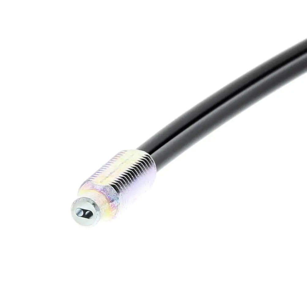 E32-DC200 Fiber Optic Sensor Head, Diffuse, M6 Cylindrical Axial, R25 Fiber, 2 m Cable