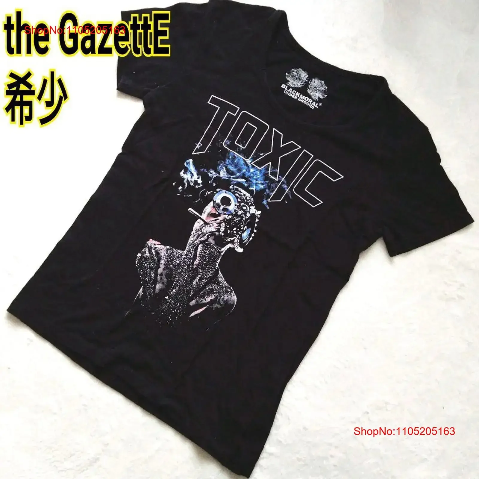 Rare the GazettE TOUR11 T shirt in black vintage Washed homme Soft Breathable Casual Stretched designer clothes Unisex graphic