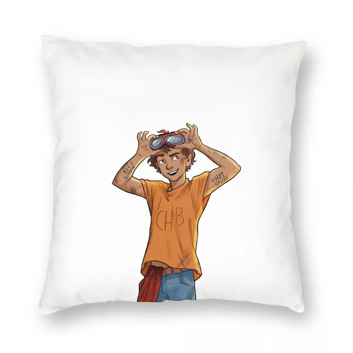 

Leo Valdez Square Pillowcase Cushion Cover Decorative Pillow Case Throw Pillow Cover for Home Bedroom Car