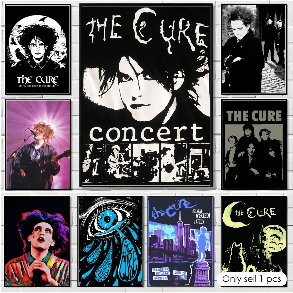 Band The C-cure Painting Calligraphy Cotton Canvas Wall Art Poster HD Print Modern Home Decor Painting
