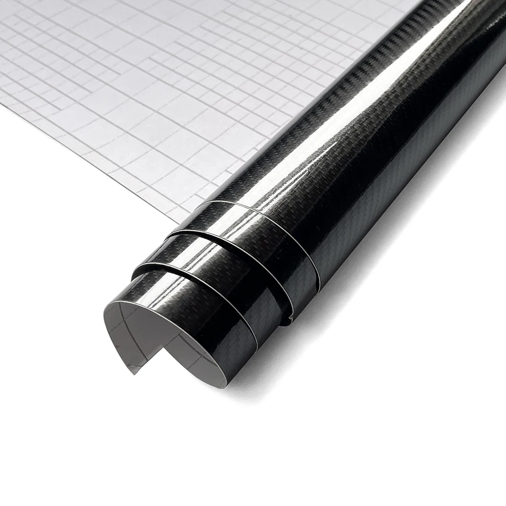 6D ألياف الكربون الفينيل احباط فيلم سيارة التفاف لفة ملصقات مائي التفاف ورقة وحدة التحكم الكمبيوتر المحمول الجلد غطاء الهاتف الملحقات