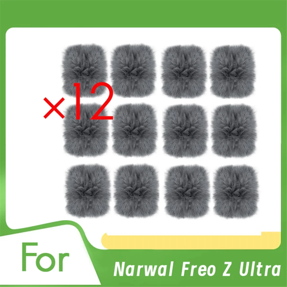 12 قطعة من ملحقات استبدال المكنسة الكهربائية الروبوتية Narwal Freo Z Ultra ملحقات متينة للغاية