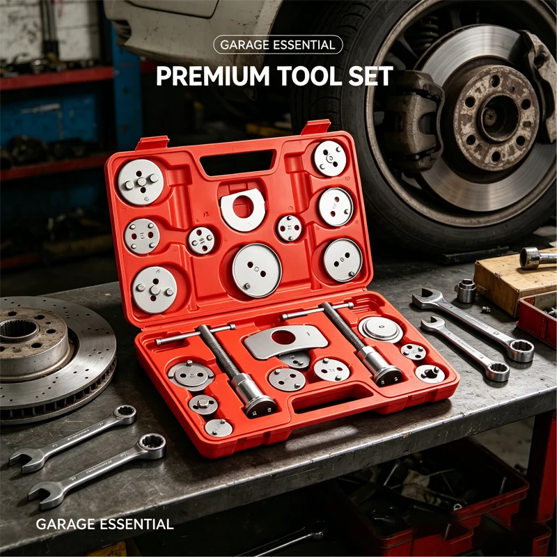 

New 22pcs Disc brake pump adjusting wrench brake pad removal tool piston brake pump ejector tool