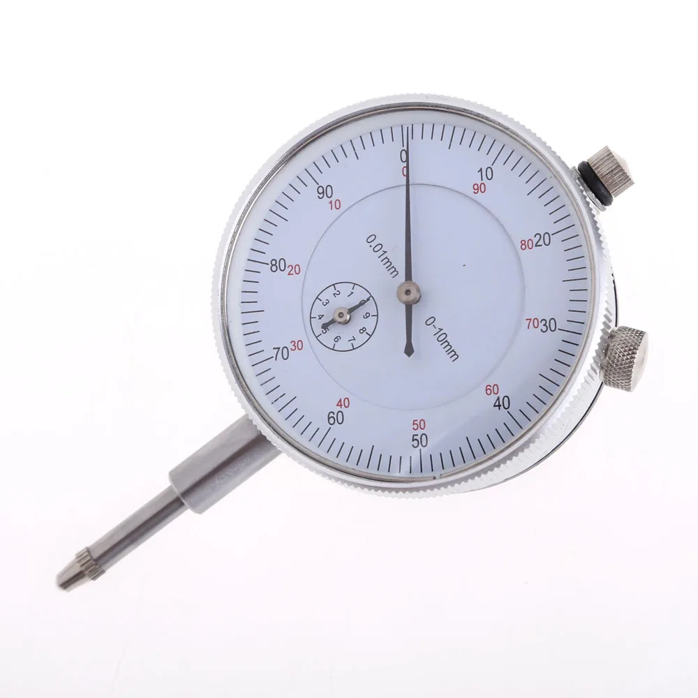 0-10mm Dial Indicator 0.01 Resolution Micrometer Precision Meter Dial Test Indicator Accuracy Measurement Instrument Tools