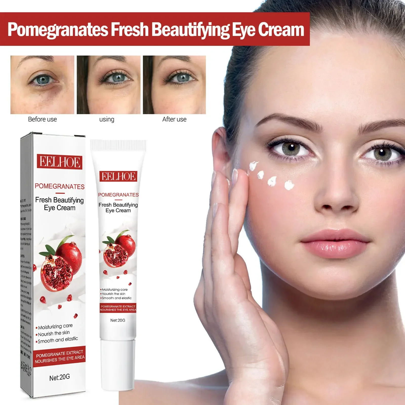 

Anti Wrinkle Eye Cream Anti Dark Circles And Bags In The Eyes Contour Puffiness Face Moisturizer Korean Skin Care Products 20g