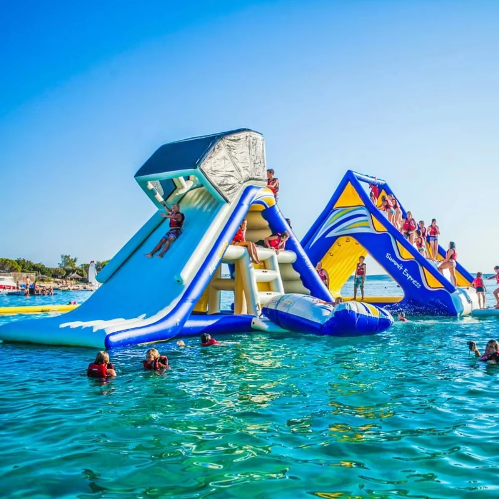 

Giant Inflatable Water Slide for OutsideParks Floating Water Slide for Pools Indoor Outdoor Water Equipment for Adults and Kids