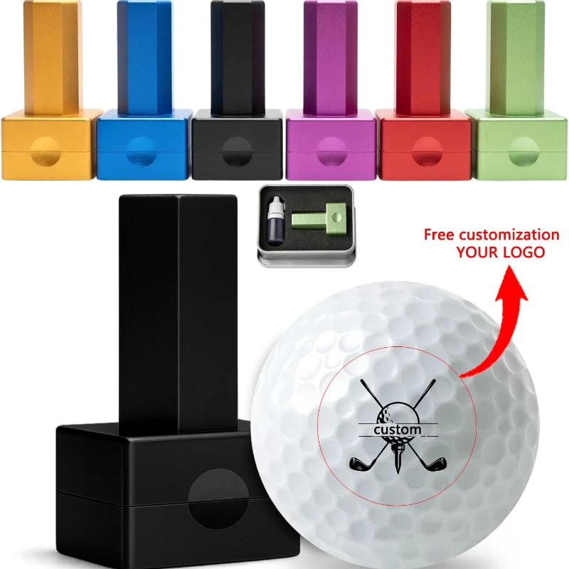 

Custom Waterproof Golf Ball Stamp Personalized Text Pattern Funny Stamper Golf Accessories Gift for Lovers