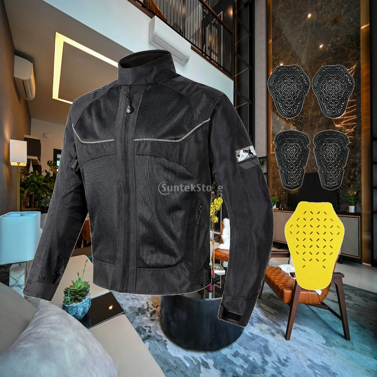 motorcycle-jacket-protective-gear-coat-water-resistant-reflective-protection