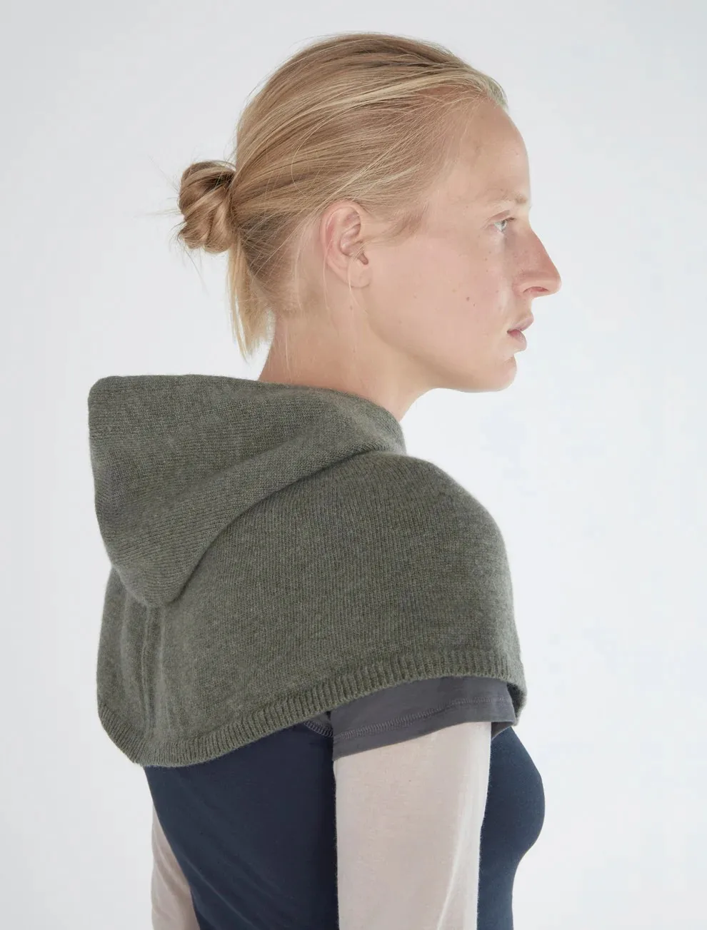 女性用フルウールハット-フード付きスカーフ-カジュアルスタイル-純色-冬-ファッショナブル-ネックウォーマー-快適な柔らかい素材