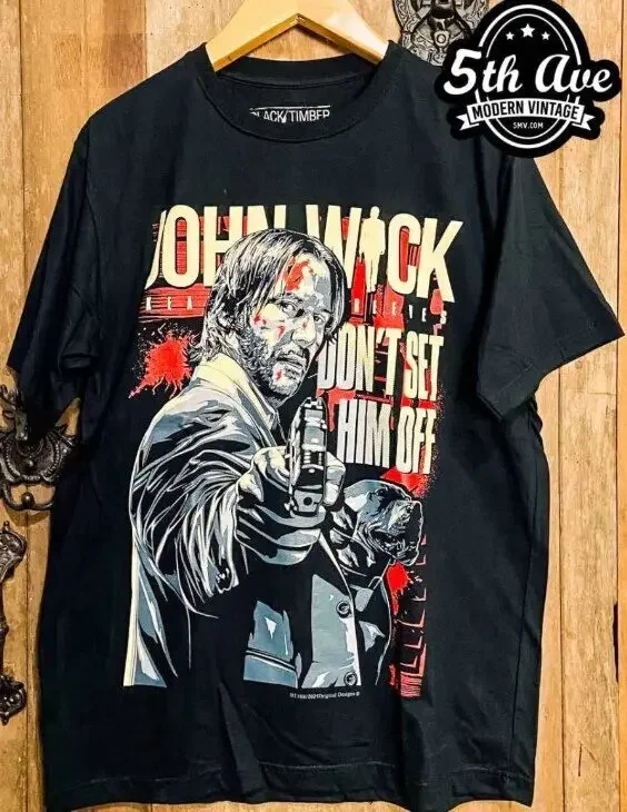 

John Wick New Vintage Movie T shirt