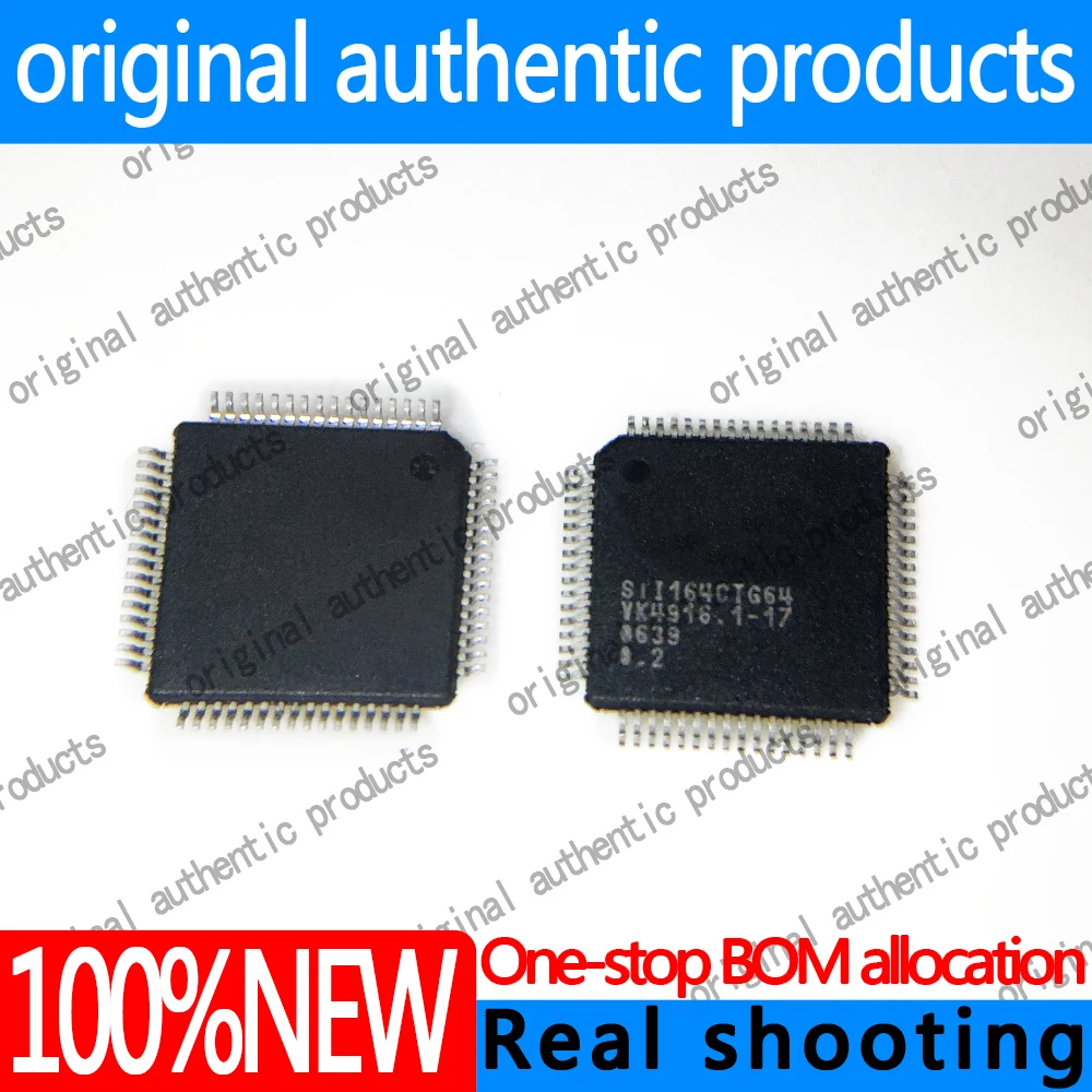 (New)original packing SII164CTG64 SIL164CTG64 TQFP64 LCD video processor chip