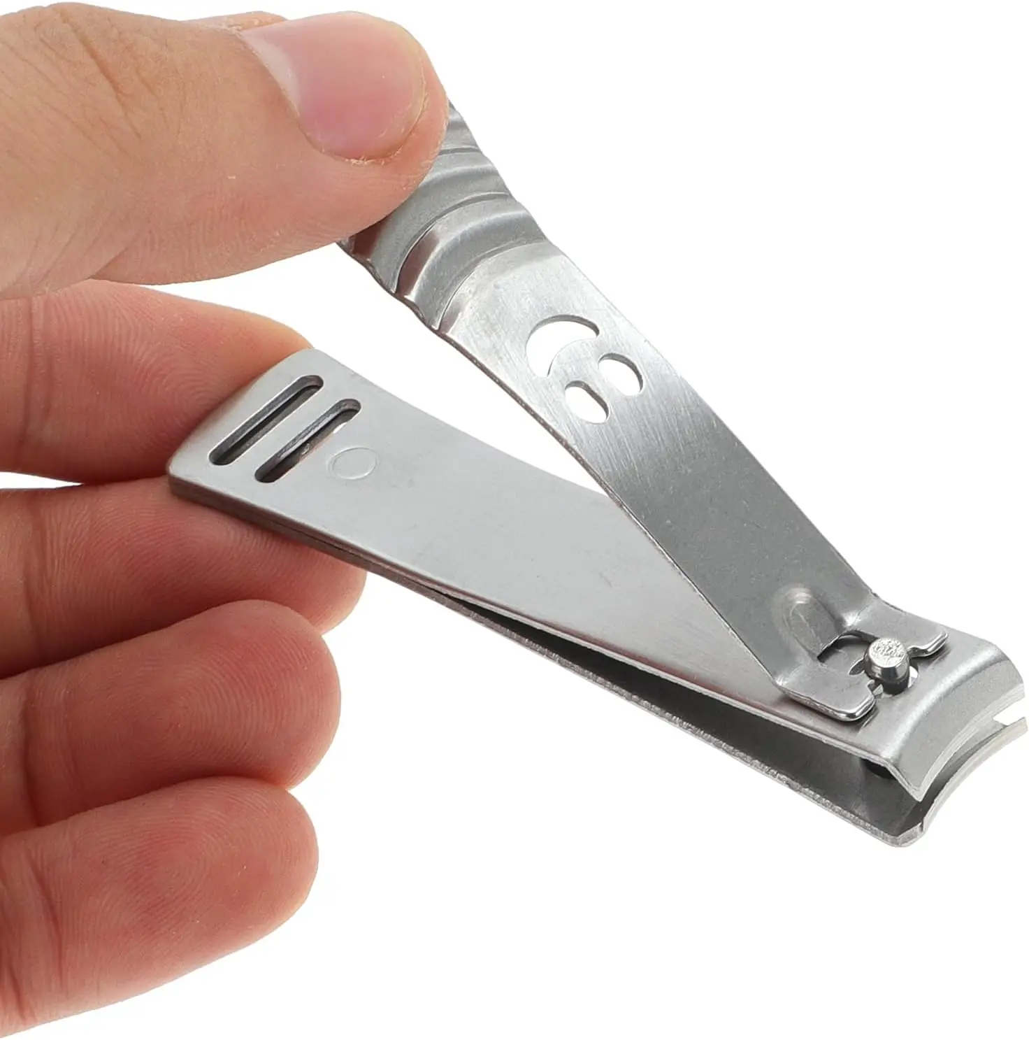 Cortauñas cortador de uñas, cortaúñas de acero inoxidable, recortador dedo del pie manicura tijeras de uñas herramienta pinza para cutículas