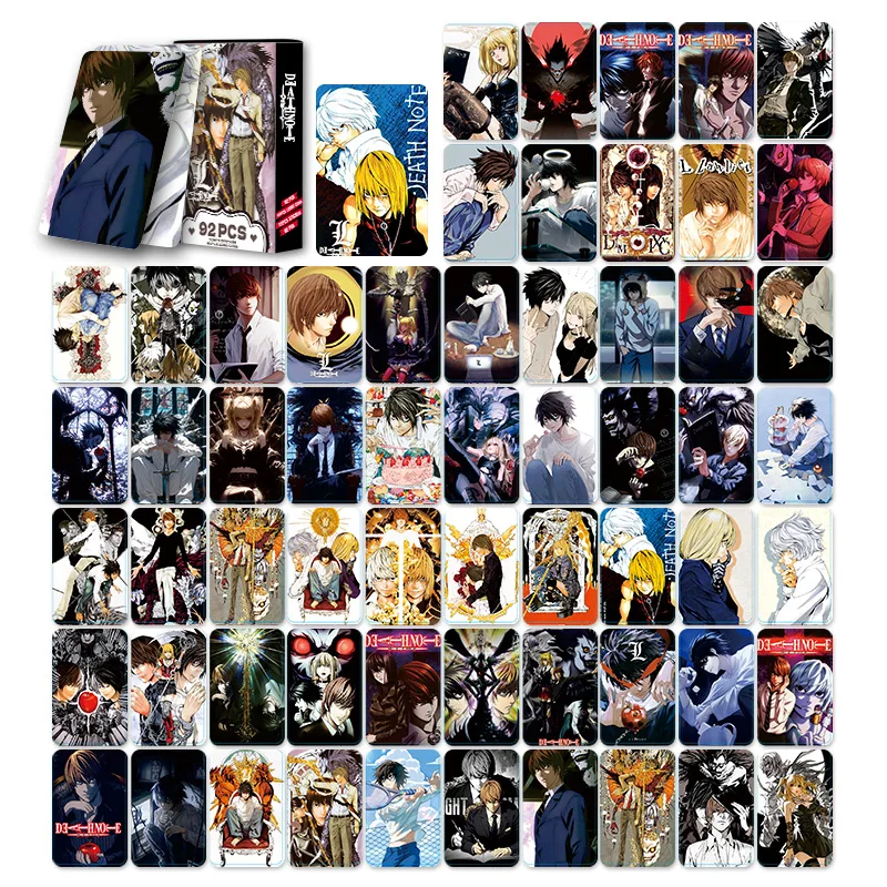 92pcs Anime Dead Diary Graffiti Stickers Lomo Cards Pack Decals Notebook Luggage Greeting Card Bookmarks Collection Card