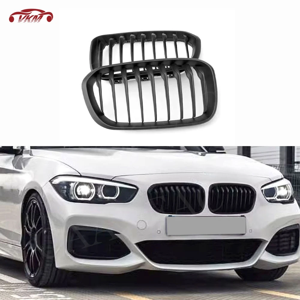 

Racing Grills For BMW 1 Series F20 F21 2015-2018 ABS Material Grille Car Front Bumper Kidney Grill Grilles Body Kits Accessories