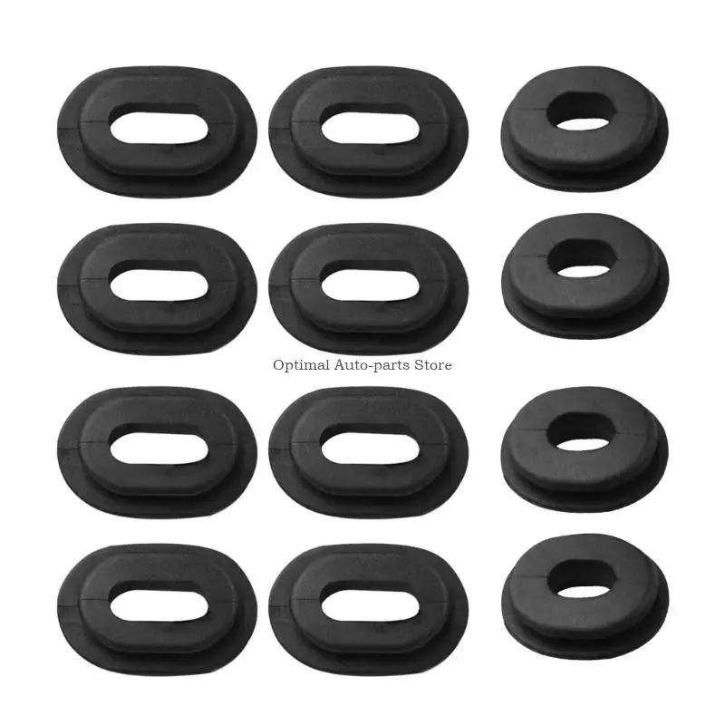 

12x Motorcycle Side Cover Rubber Grommet Fairing Bolts for ZJ125 CG125