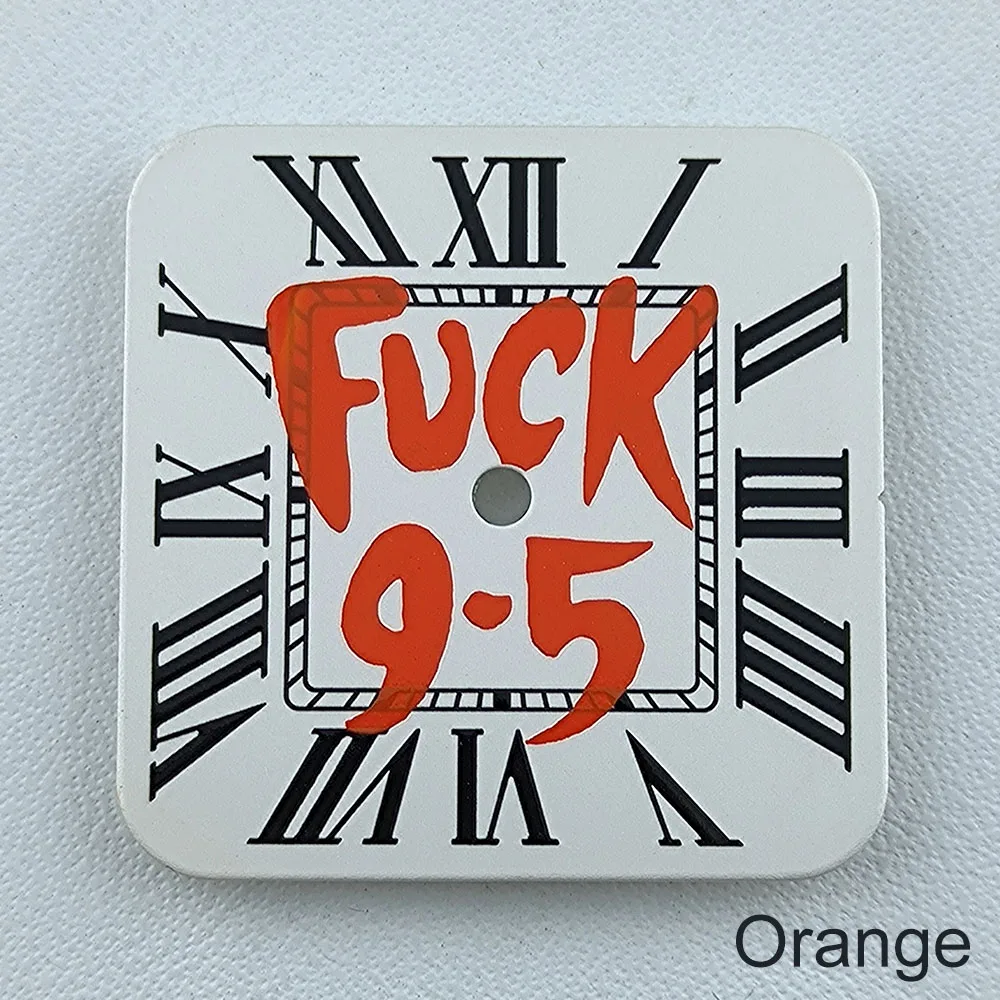 مربع الطلب NH35 ساعة مزدوجة الطلب الرجال روما الأرقام الهاتفي ساعة مربعة تناسب حركة NH35 NH سلسلة أدوات إصلاح