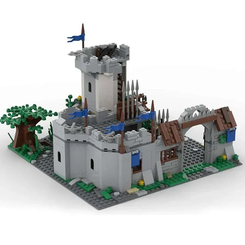 Castelo medieval modelo moc tijolos de construção stron garm castelo tecnologia blocos modulares presentes brinquedos natal diy conjuntos montagem